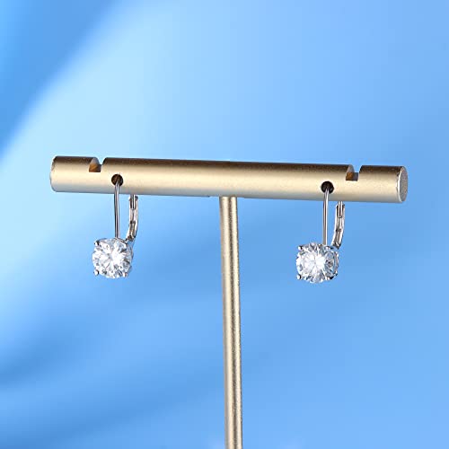 Blahanna Moissanite Dangle Earrings, 1.0-2.0ct Brilliant Round
