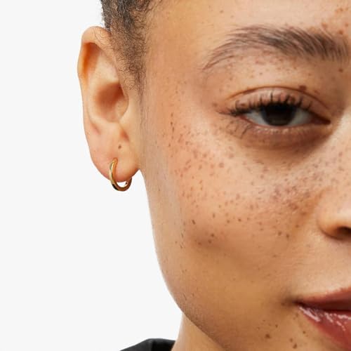 Ana Luisa 14K Gold Huggie Hoop Earrings - Stylish & Hypoallergenic