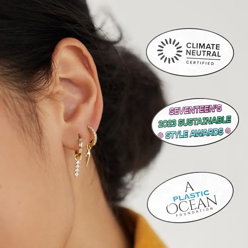 Ana Luisa 14K Gold Huggie Hoop Earrings - Stylish & Hypoallergenic