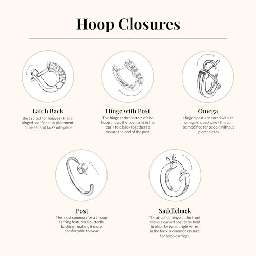 JTV Cubic Zirconia Silver Hoop Earrings Set
