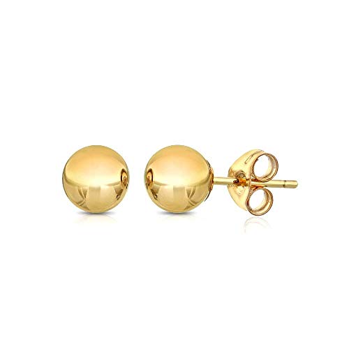 Pori Jewelers 14K Gold 3MM Ball Stud Earrings
