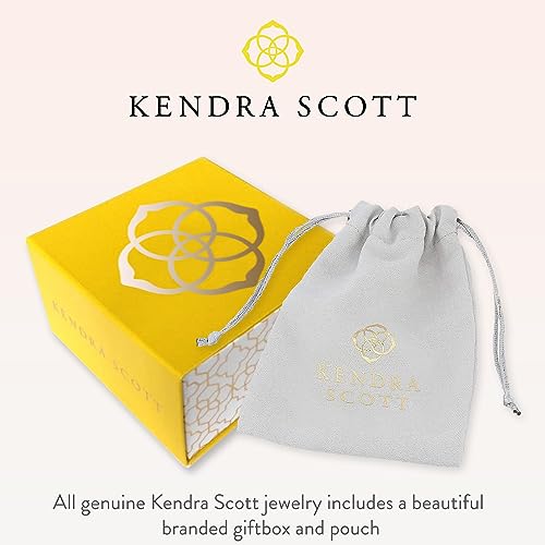 Kendra Scott Gold-Plated White Crystal Stud Earrings