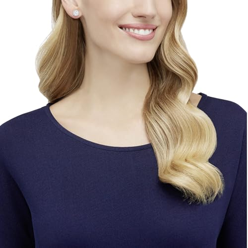 Angelic Stud Pierced Earrings - Clear Crystal