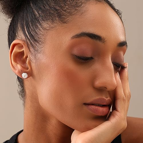 925 Sterling Silver Love-Knot Stud Earrings Italian Design