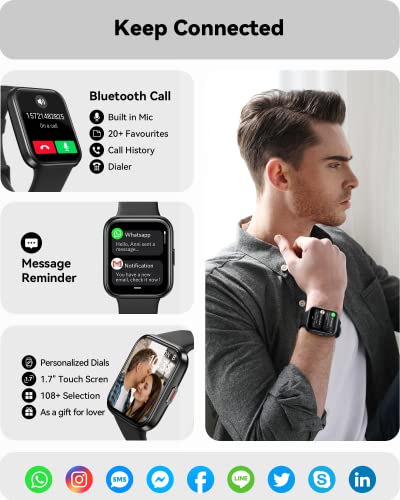 ENOMIR Smart Watch with Alexa, Fitness & Heart Rate