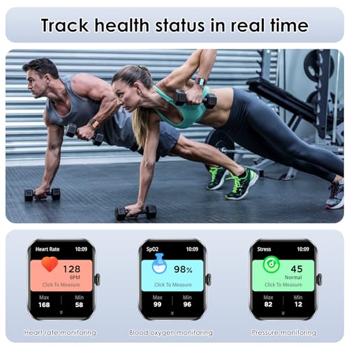 IOWODO Smart Watch with 100+ Sport Modes