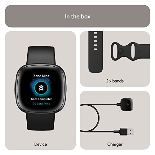 Fitbit Versa 4 Smartwatch with Heart Rate Monitoring