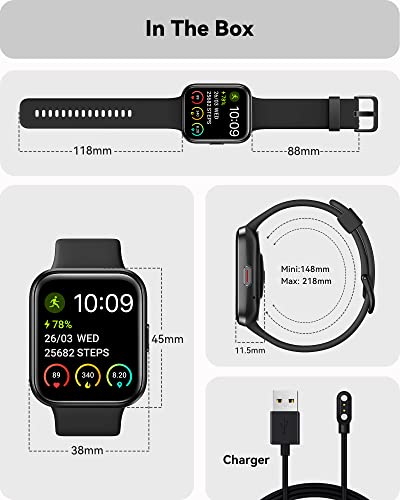 ENOMIR Smart Watch with Alexa, Fitness & Heart Rate