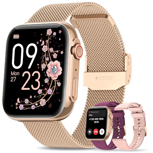 HD Fitness Tracker Smart Watch for Women, Bluetooth