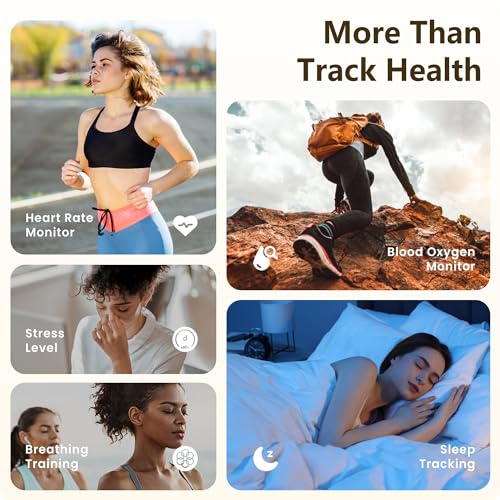 Android iPhone Smart Watch, 24/7 Health Tracker, 120+ Sports Modes