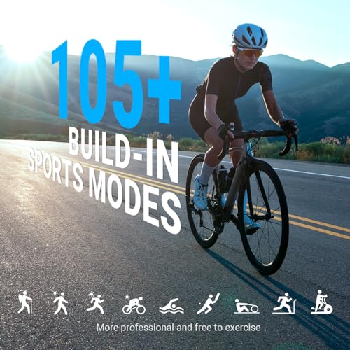 Fitpolo Smart Watch with Large AMOLED Display and AI Voice