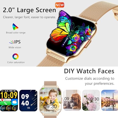 ZOSKVEE Smart Watch with Call Function, Fitness Tracker