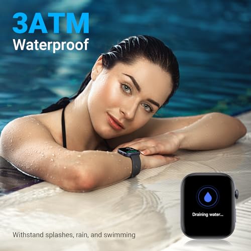 Fitpolo Smart Watch with Large AMOLED Display and AI Voice