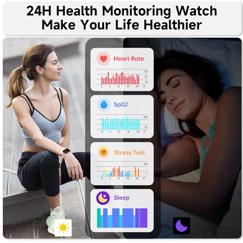 Alexa Built-in Smartwatch, Fitness Tracker, IP68 Waterproof