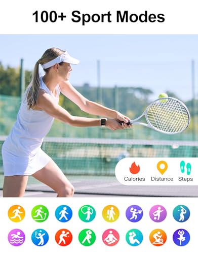 Pink Waterproof Smart Watch with Fitness Tracker