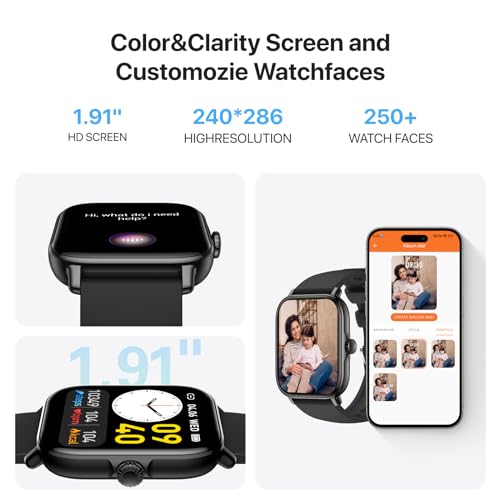 Dainlin Smart Watch - Fitness Tracker with 116 Modes