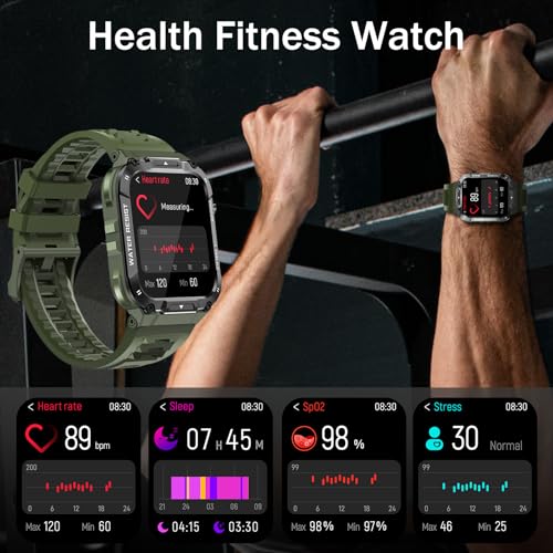 Hvlgmrc Military Smart Watch: Outdoor Sports Men's Smartwatch