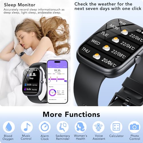 QCOQ Smart Watch - Smartwatch for Men and Women