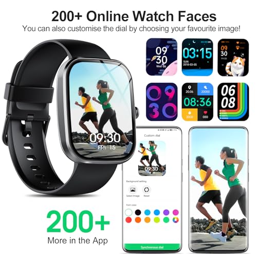 Touchscreen Smart Watch with Call/Text Reminder, Fitness Tracker