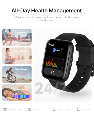 Unisex Smartwatch - Calls, AI Assistant, Fitness Tracker