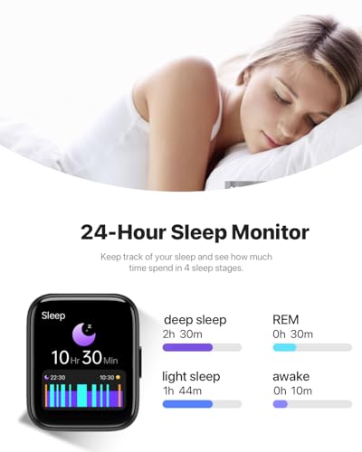 Unisex Smartwatch - Calls, AI Assistant, Fitness Tracker