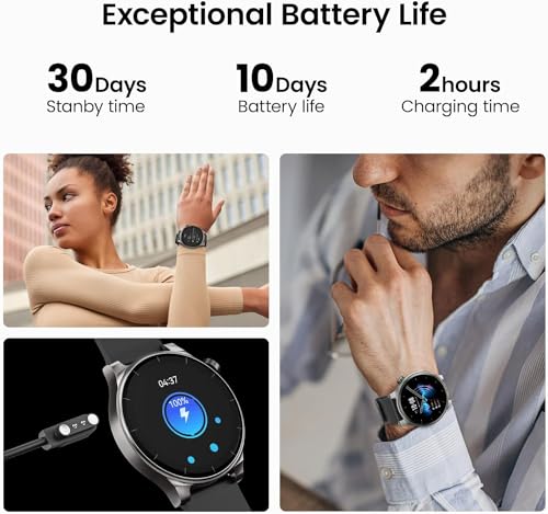 TOZO S5 Smart Watch: 1.43’’ AMOLED, 100+ Sport Modes
