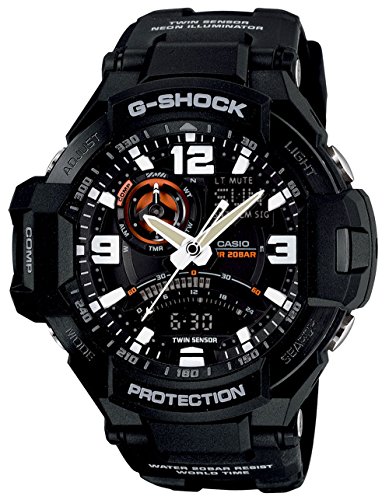 Casio GA1000-1A G-Shock Aviation Black Gravity Master