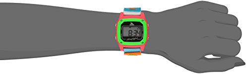 Women's Retro Digital Watch with Shark Clip and Nylon Band