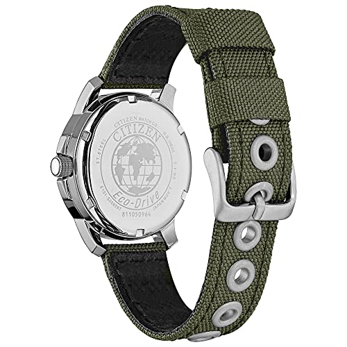 Men's Eco-Drive Weekender Garrison Field Watch, Stainless Steel