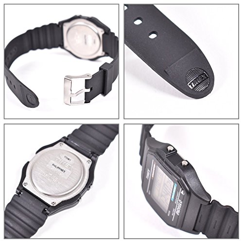 Timex Men's Digital Chronograph Watch Black Strap Classics