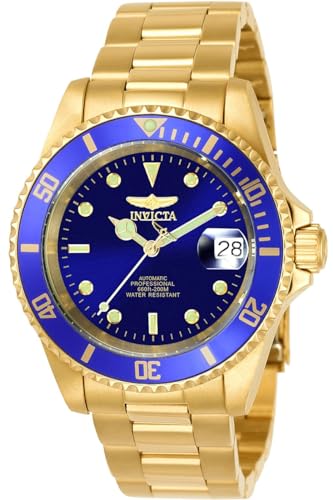 Invicta Men's Pro Diver Gold Watch Analog Display