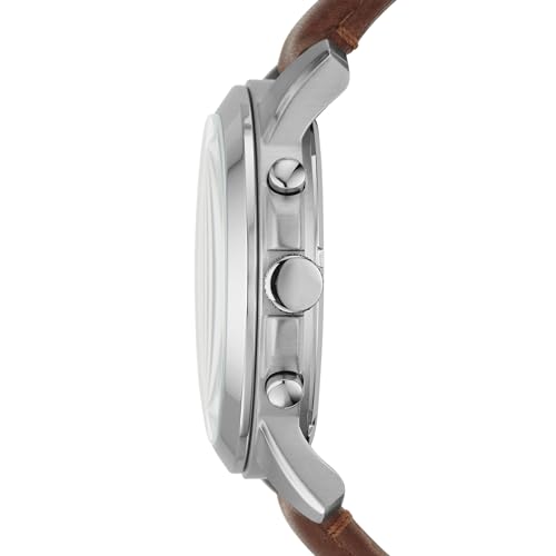 Fossil Men's Grant Chronograph Watch - Silver/Brown FS4813