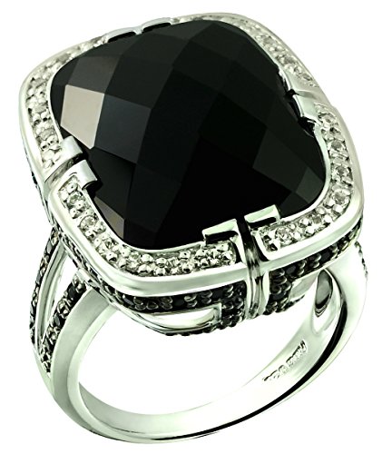 RB Gems Sterling Silver 925 Cushion Gemstone Ring