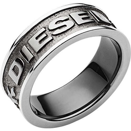 Gunmetal-Tone Stainless Steel Ring for Women, Size 00-0