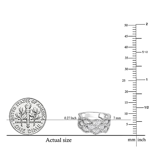 2 CTW 14k White Gold Diamond Women's Ring