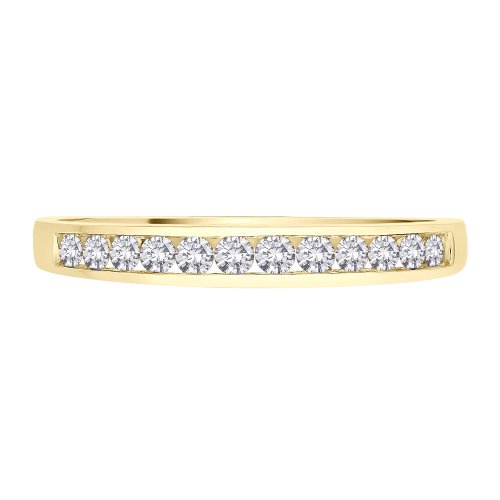 KATARINA 12-Stone Diamond Band in 10K Yellow Gold