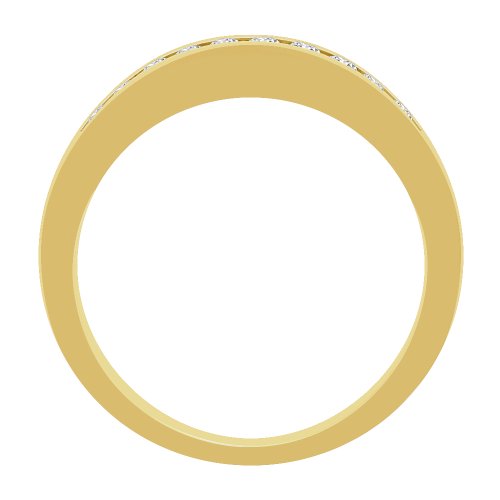 KATARINA 12-Stone Diamond Band in 10K Yellow Gold