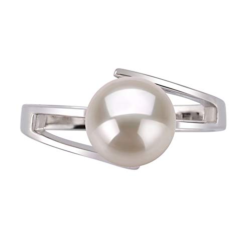 Jenna White Freshwater Pearl Ring - Size 7