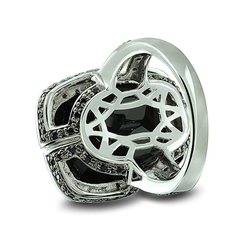 RB Gems Sterling Silver 925 Cushion Gemstone Ring