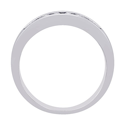 KATARINA 14K White Gold Diamond Men's Wedding Band