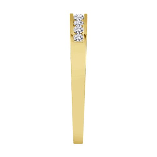 KATARINA 12-Stone Diamond Band in 10K Yellow Gold