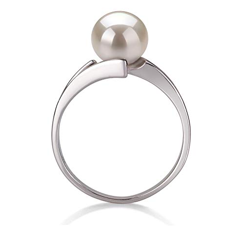 Jenna White Freshwater Pearl Ring - Size 7