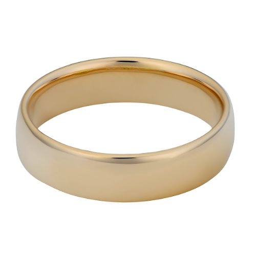 14k Yellow Gold 6mm Comfort Fit Wedding Band