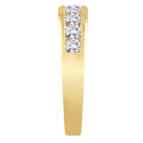 KATARINA 14K White Gold Diamond Men's Wedding Band