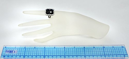 RB Gems Sterling Silver 925 Cushion Gemstone Ring