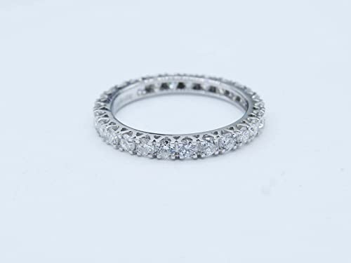 Dazzlingrock Collection White Diamond Eternity Wedding Band Women
