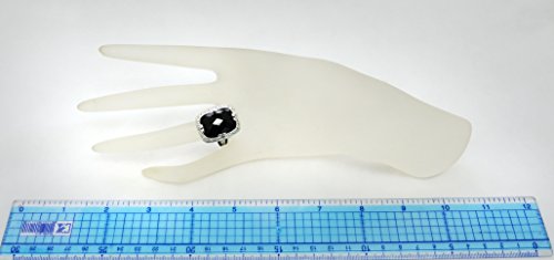 RB Gems Sterling Silver 925 Cushion Gemstone Ring