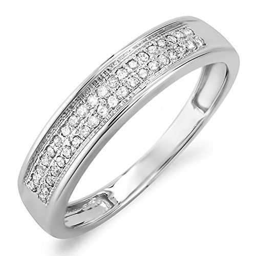 Dazzlingrock Collection 0.15 Carat Diamond Anniversary Ring