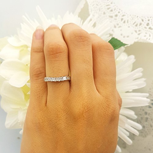 Dazzlingrock 14k Round Diamond Women Anniversary Ring