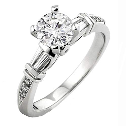 0.33 CTW Diamond Women Semi Mount Engagement Ring